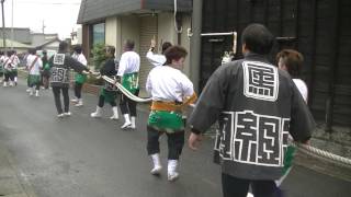 長尾の春祭り　馬場組　長北車　前夜祭　2017年