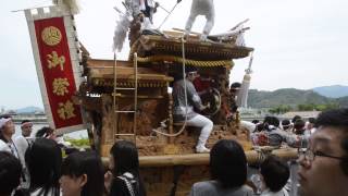 河内長野市だんじり祭り市制60周年記念地車祝賀パレード　市町西①（平成26年5月18日）