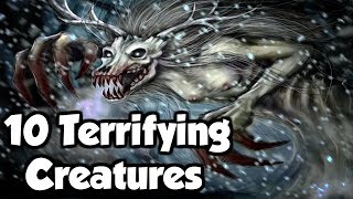 10 Terrifying Mythological Creatures From Around The World! (Mythology Explained)