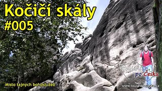 Toulání po Česku 005 - Kočičí skály - Místo tajných bohoslužeb - 4K