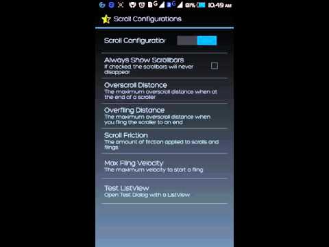 improve scroll speed/smoothness in android mobile improve scroll speed/smoothness in android mobile