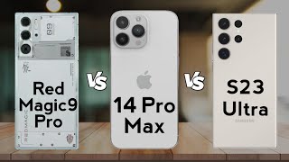 Red Magic 9 Pro vs iPhone 14 Pro Max vs Samsung S23 Ultra