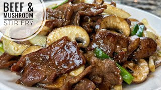 Beef And Mushroom Recipe | Easy Tender And Juicy Beef And Vegetable Stir Fry