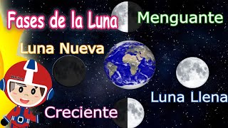 Fases de la luna🌑🌓🌕🌗 Video educativo  ¿Cuáles son las fases de la luna? ¿Cómo las identifico?