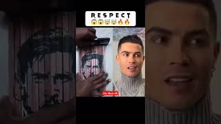 Ronaldo Reacts video #short #shorts #reaction #viral #cr7 #satisfying #respect #fyp #tiktok #footbal