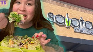 Trying Salata Salad Kitchen (Mukbang)