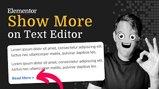Read More - for Long Text Editor - Elementor