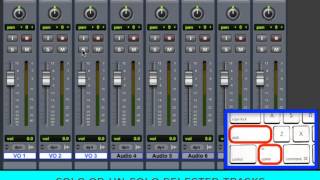 Pro Tools Shortcut - Do To Selected Tracks