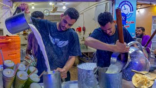 Nonstop Lassi Making | Fastest 100+ MAWA RABDI LASSI Making at Ajmeri Lassi | Pakistani Street Drink