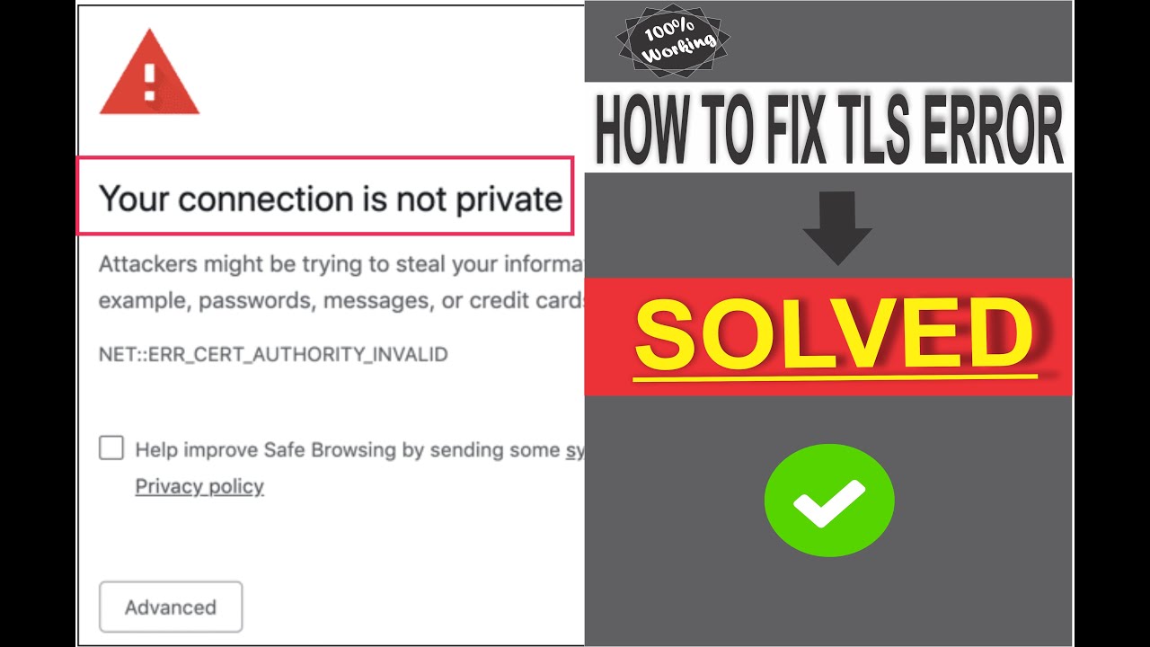 TLS/SSL Error | SSL/TLS Handshake Protocol :) - YouTube