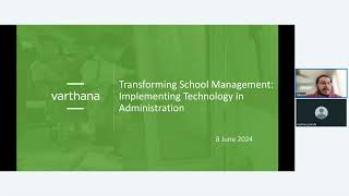 School Webinar: Transforming School Management: Implementing Technology in Administration