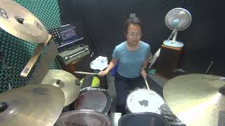 【嘉義爵士鼓教學】#陳雪卿    五月天     溫柔 還你自由版           Drum Cover  莊漢章打擊工作室