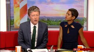 Johan Oldekop on BBC Breakfast