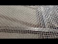 diy home decor architectural wire mesh made of ss304 how is the decorative flat wire mesh produced