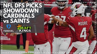 NFL DFS Picks for Thursday Night Showdown Cardinals vs Saints: FanDuel & DraftKings Lineup Advice