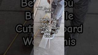 Cutting 4'x6'' Tile With A Grinder. #diy #residential #construction