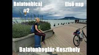 Bicajtúra a viharfelhők alatt: Balatonboglár-Keszthely