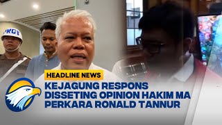 [HEADLINE NEWS 11/12]  Kejagung Sebut 'Disseting Opinion' Hakim Soesilo Adalah Informasi Berharga