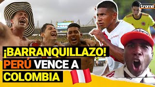FLORES PARA PERÚ 🇵🇪 en Barranquilla. PERÚ consigue triunfo histórico ante Colombia 👏