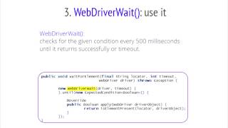 Selenium 2 WebDriver Waits and AJAX wait Best Practices