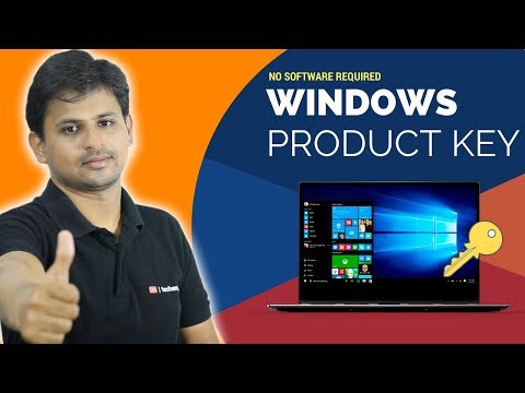 How to get Windows Product Key without Software How to get Windows Product Key without Software