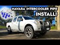 D40 Navara Intercooler Hard Pipe Install - YD25