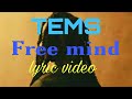 Tems-free mind lyric video