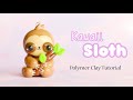 Kawaii Sloth│Polymer Clay Tutorial