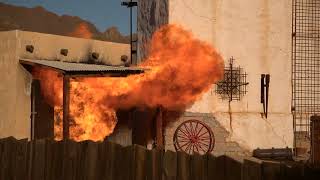 Private event stunt demonstration at Old Tucson!