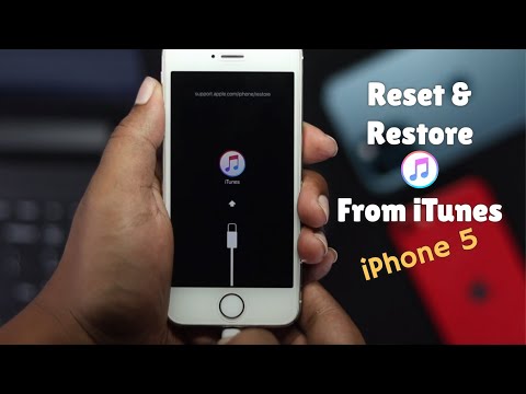 How do I backup my iPhone 5 to iTunes on my computer?