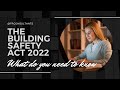 WHAT IS THE BUILDING SAFETY ACT? | NEW RESIDENTIAL BLOCK SAFETY LEGISLATION