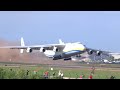 antonov an 225 mriya in rix riga latvia hd takeoff