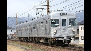 【警笛あり•赤帯無し】 長野電鉄3500系 O2編成 朝陽～付属中学前通過