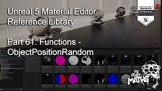 Material Editor Reference 61 - Functions - ObjectPositionRandom