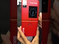 blackzone flipper dual screen mobile 📲 shorts flipphone blackzone asmr unboxing