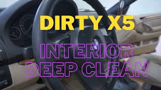 Bmw X5 E53 Interior Car Detailing - Deep Clean