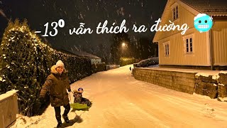 Gia đình nhỏ & mùa đông lạnh giá ở Na Uy