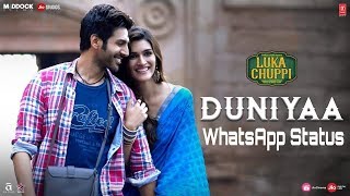 Luka Chuppi - Duniya Song Whatsapp Status | Kartik Aaryan & Kriti Sanon |