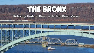 🔴NYC LIVE CAM🚆Amtrak Trains, Relaxing Hudson River \u0026 Harlem River Views