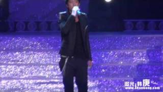 [Fancam] 110301 Han Geng @ Hua Ding Awards - Heartache Notebook + My Logo [ihangeng]