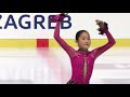 akari matsuoka jpn ladies short program zagreb 2017