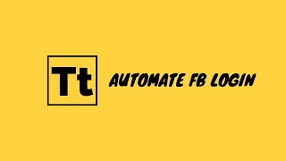 How to automate Facebook Login using Python Script