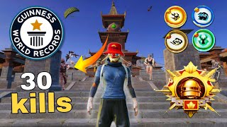 Wow!😍 30 KILLS NEW BAST TOOLS GAMEPLAY QUARTET MODE SOLO VS SQUAD🔥 Pubg Mobile