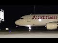 austrian airlines a320 oe lxc pushback and taxi at norwich airport nwi egsh