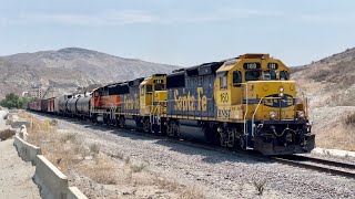 BNSF 160 and 188 Lead The BNSF Corona Local w/Nathan P2 - Ex Santa Fe