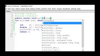 CodeBlocks command line