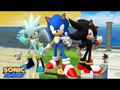 Sonic Dash (iOS) – Sonic contra Shadow contra Silver