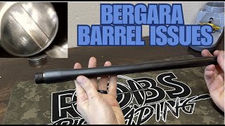 Bergara Barrel Issues, Tenon, Borescope