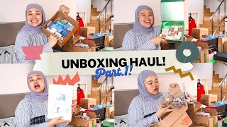 UNBOXING HAUL!! Belanjaan & PR package udh segunung🫣