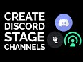 How to Make a Stage Channel in Discord (NEW Audio Channels Feature)